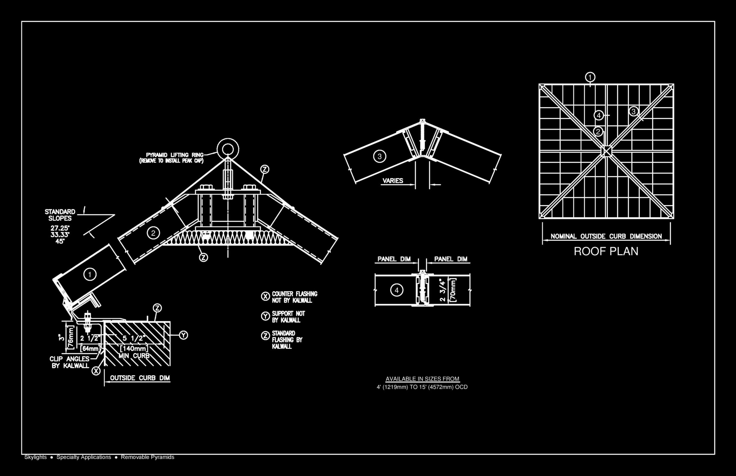 Removable Pyramids Kalwall Removable Pyramids Kalwall