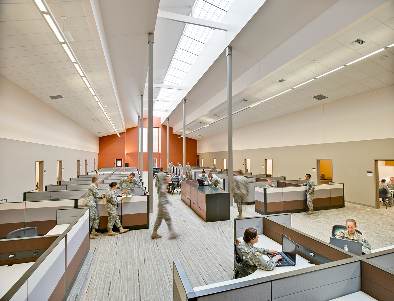Daylighting helps the military fulfill their demanding roles.