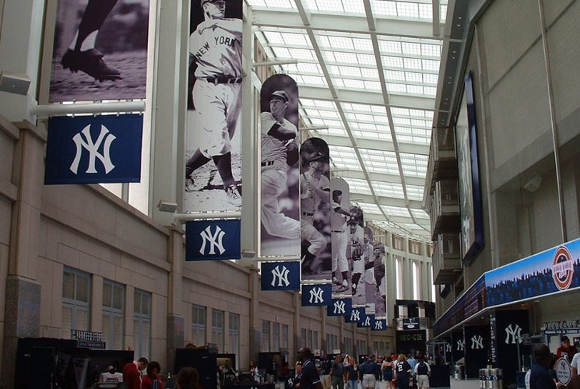 Yankee Stadium walkway