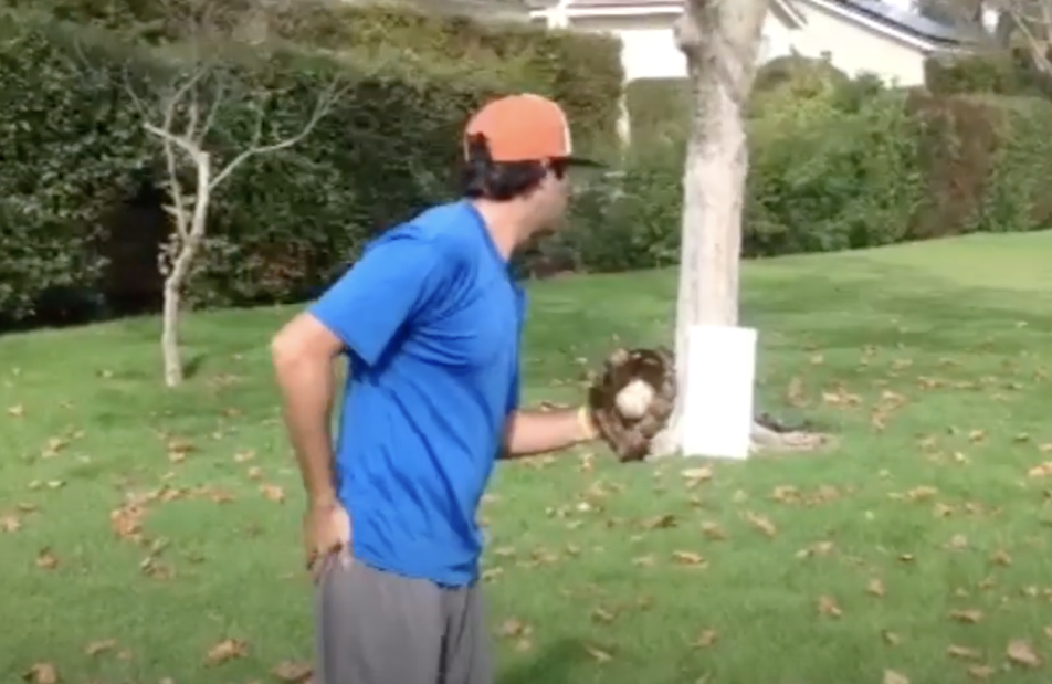 Baseball fastball video