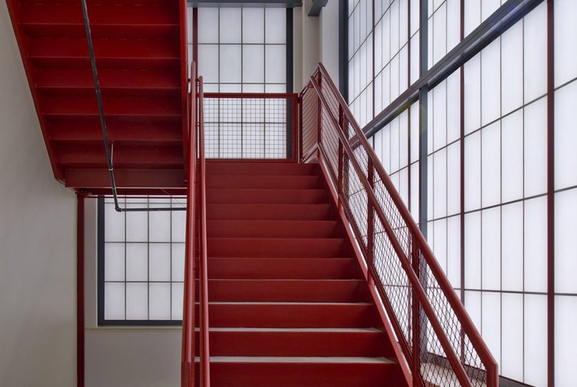 Vehicle Maintenance Facility stairway