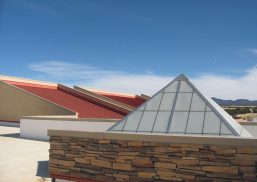 Amy Biehl School commercial skylights