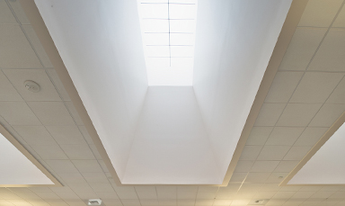 Budget friendly, flat curb-type skylights in standard 1′ increments.