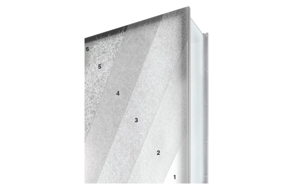 translucent fiberglass panel