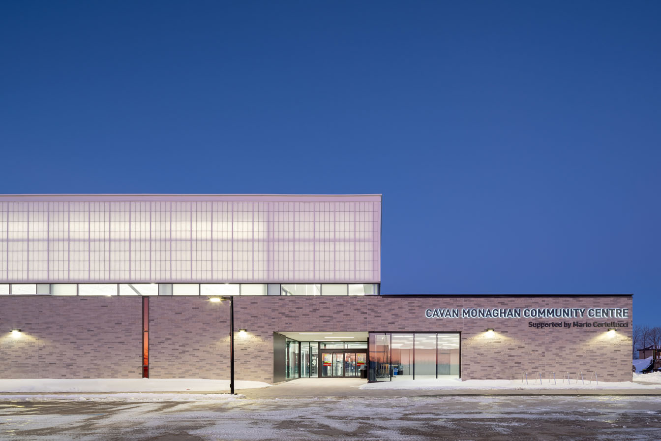 Kalwall facades Cavan Monaghan Community Center