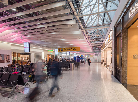 Heathrow skyroof cladding