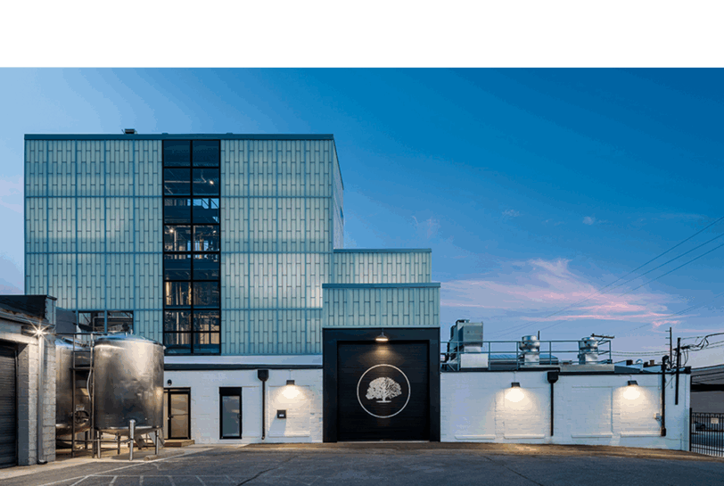 Exterior facade image of Middle West Distillery, Columbus, OH