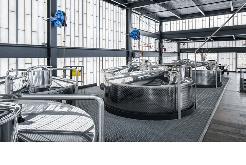 Interior facade image of Middle West Distillery, Columbus, OH