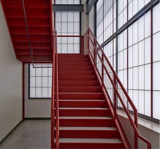 Image of a stairwell featuring Kalwall