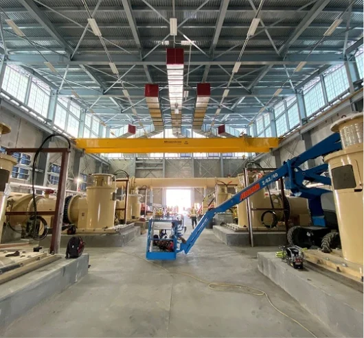 Image of a Kalwall hurricane-rated wall installation