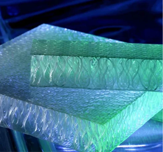 Image of the inside of a Kalwall panel
