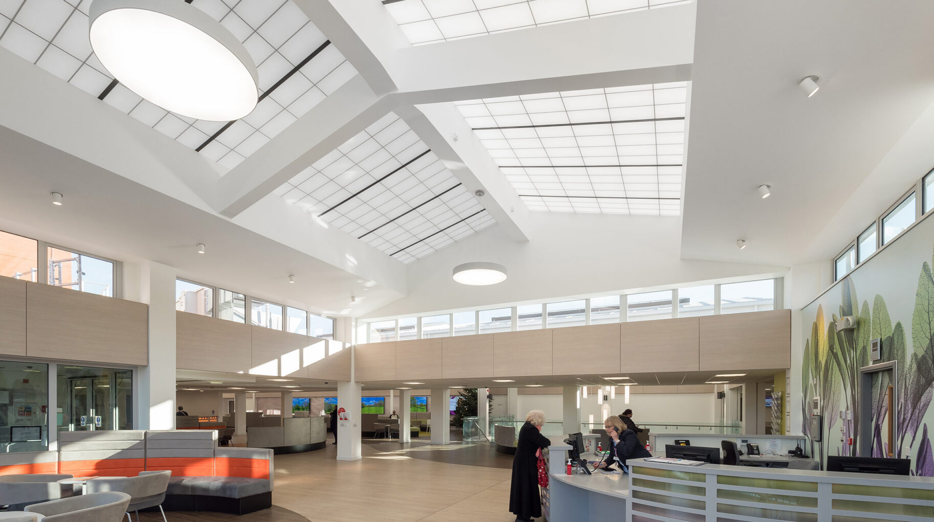 Benenden Hospital translucent skyroof