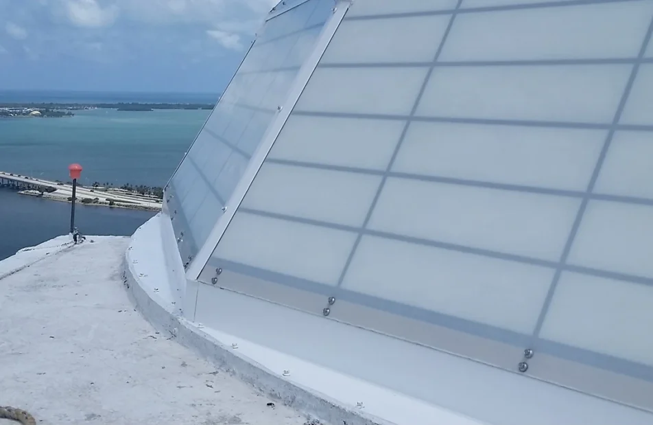 Exterior image of a Kalwall Hurricane-Rated Roof Assembly